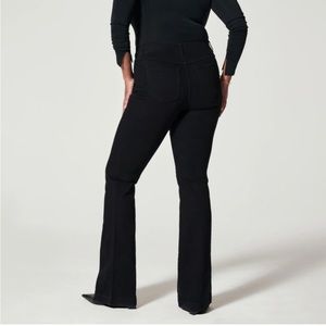 SPANX Flare Jeans, Clean Black